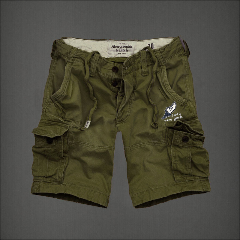 Abercrombie Fitch Hombres Cargo Patalón Corto AF7527